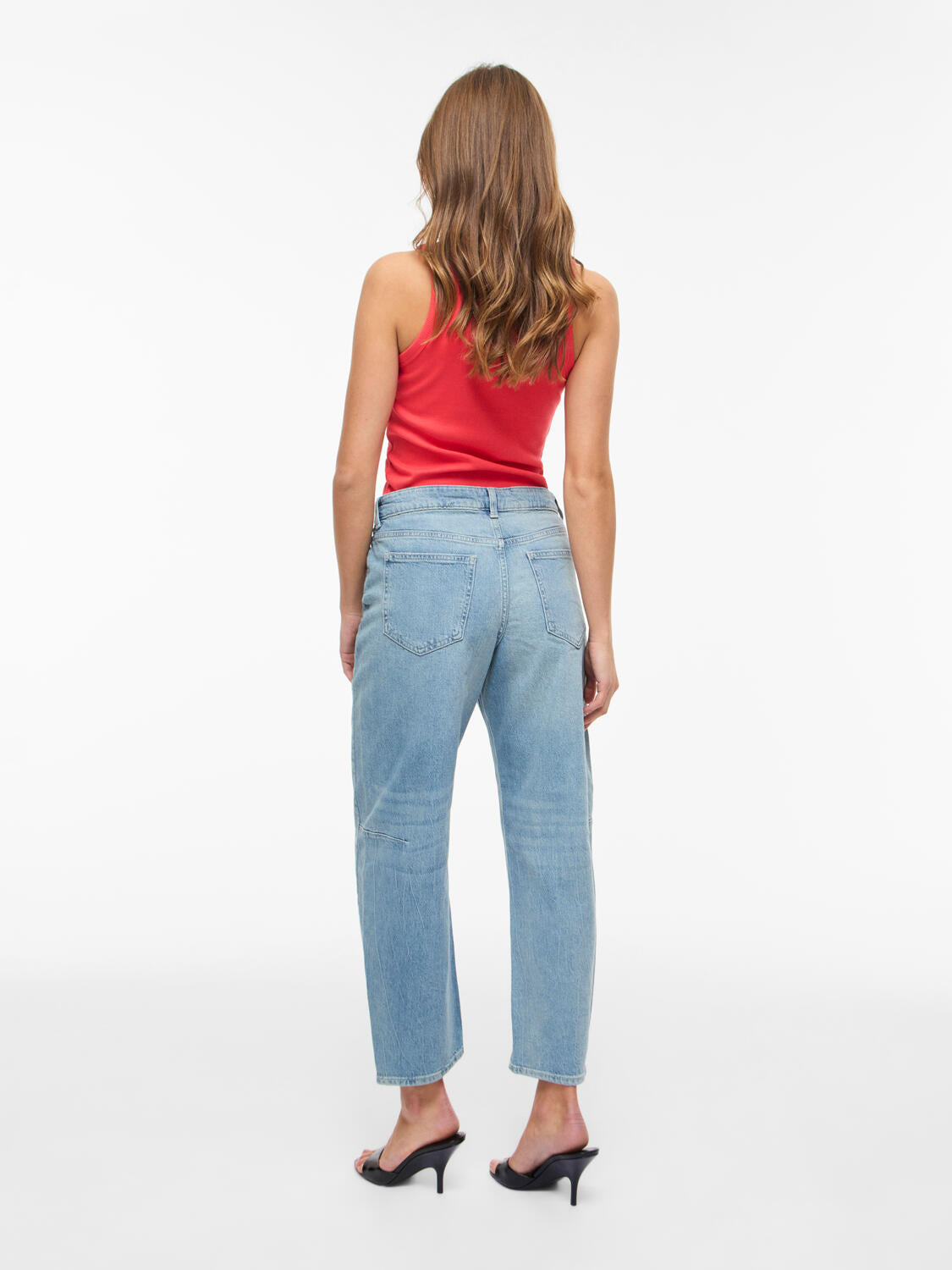 Vibrook 7/8 barrel jeans - Light Blue Denim